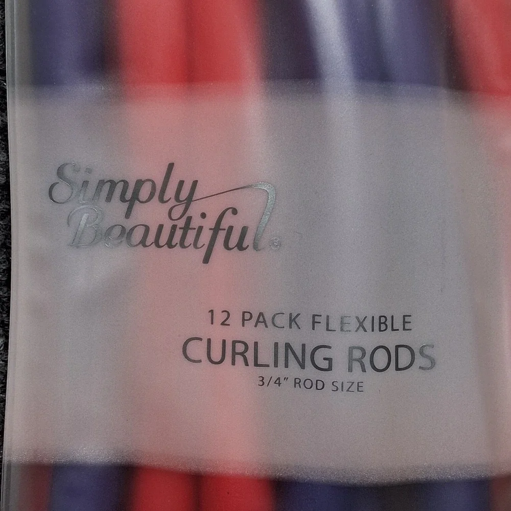 Vivitar SIMPLY BEAUTIFUL 12‎ Pack Flexible Soft Curling Rods 9.5 inch 1/2